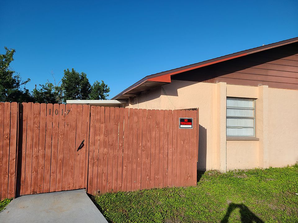 Fenced-in backyard