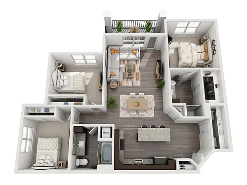 Floor plan C1