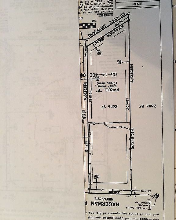 survey view west from road