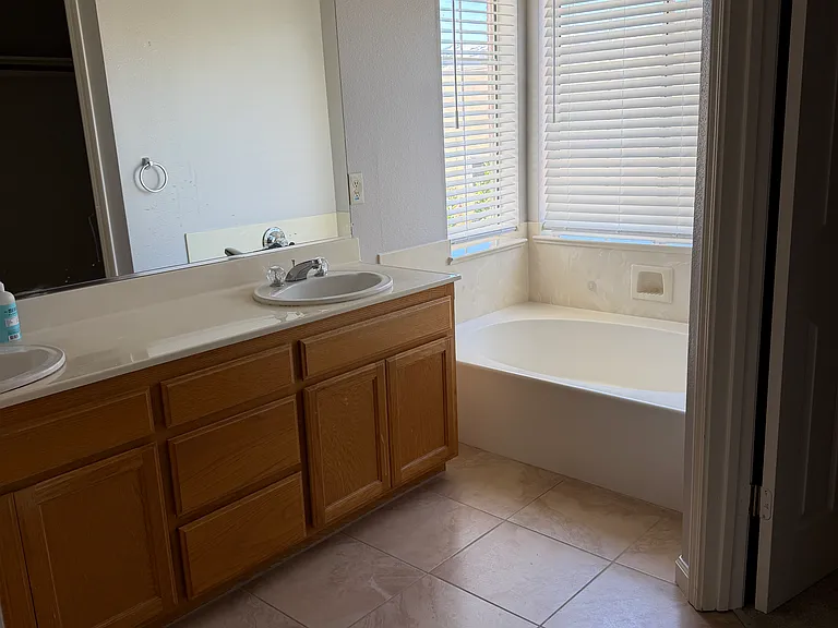 Master bedroom walk-in bathroom and 2 walk-in closets