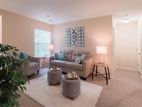 Open Living area with large windows