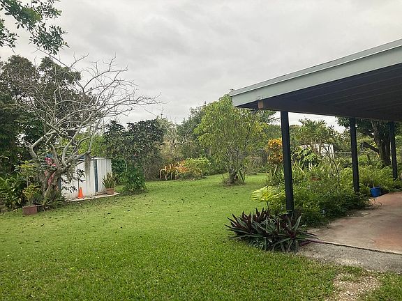 Back Yard w/ Metal Shed