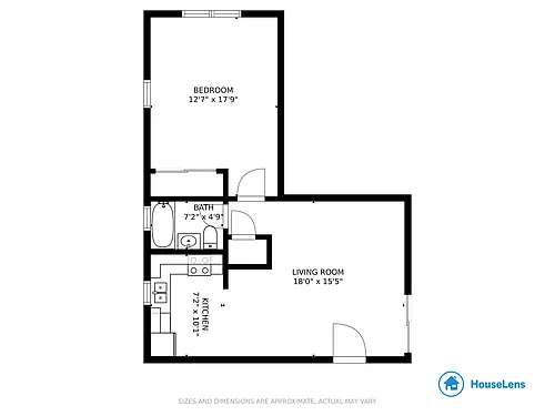 Floor plan 1 Bedroom