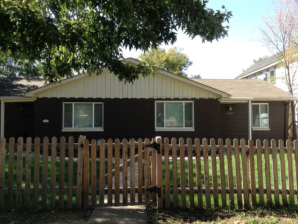 View from street of duplex