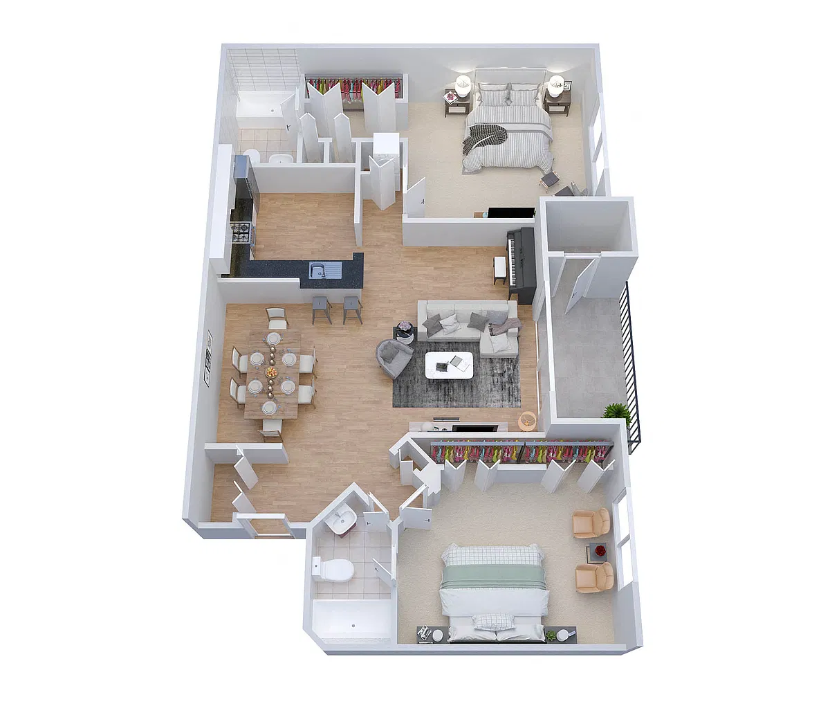 Floor plan B3