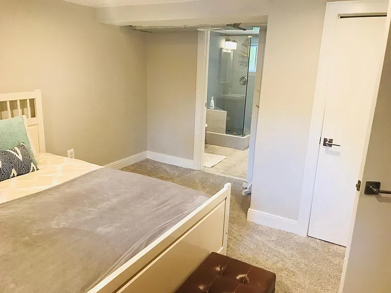 Entrance to bathroom