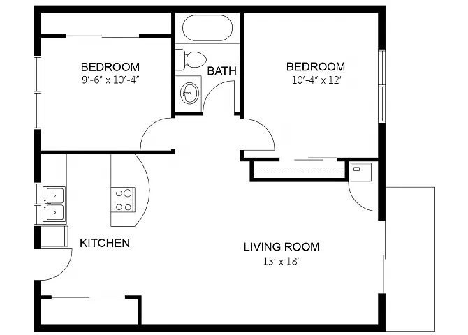 Floor plan Model D