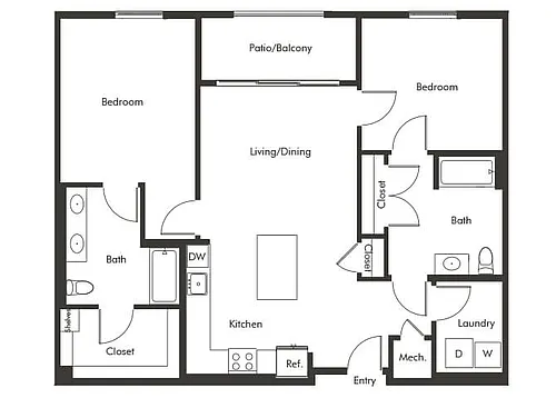 Floor plan B01