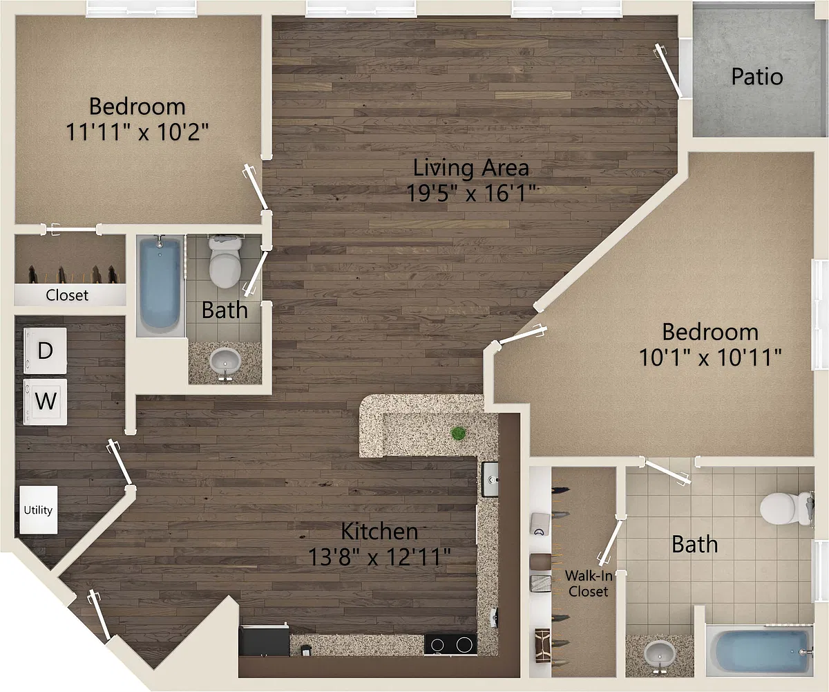 Floor plan Wendover