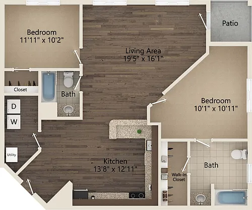 Floor plan Wendover
