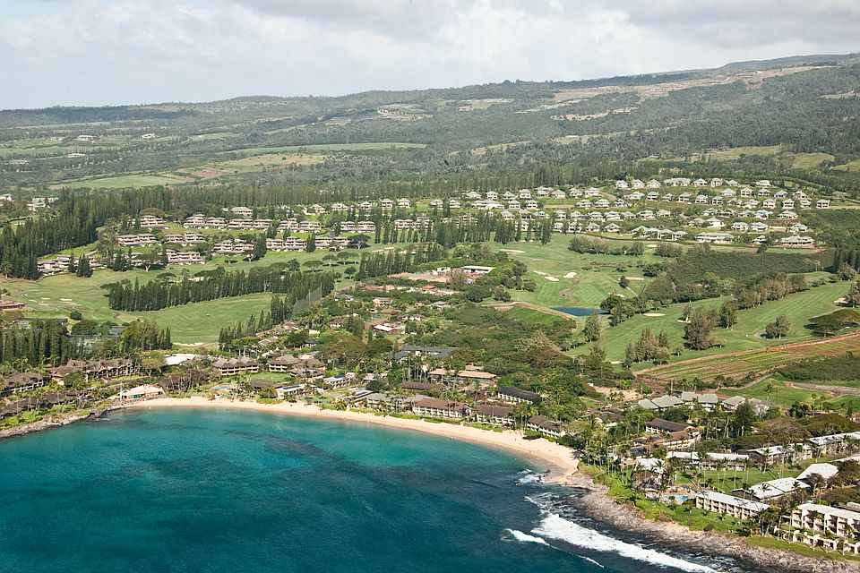 Aerial View; Kapalua Resort