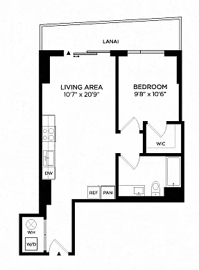 Floor plan 1M