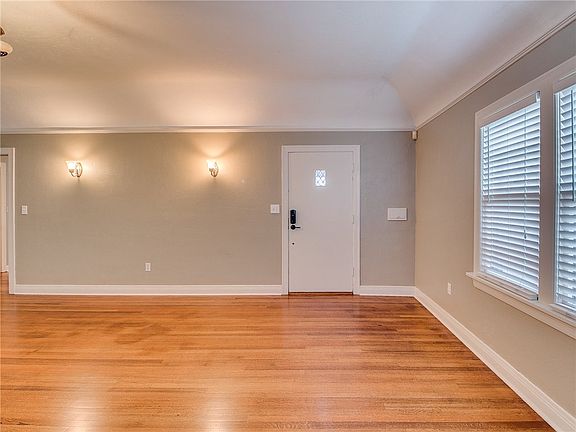 view from the west wall looking to the front door.