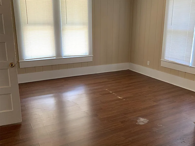 Master bedroom view from hallway
