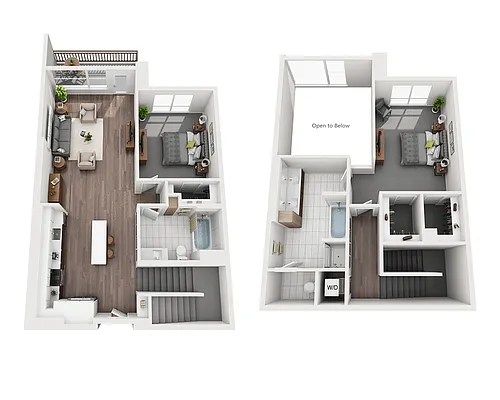 Floor plan Two Bedroom B2L