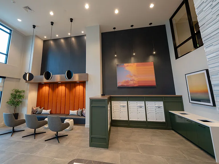 Clubhouse Entry Seating (1st Floor) & Mailboxes