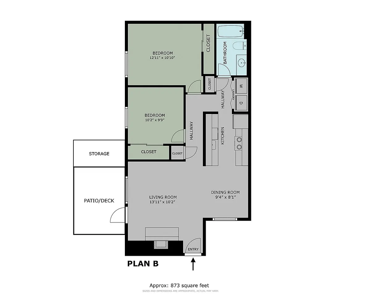 Floor plan Plan B