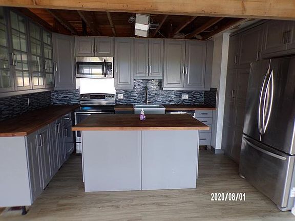 kitchen area off living room