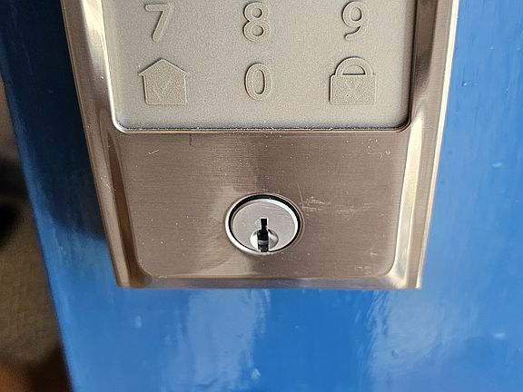 entry door with keyless entry