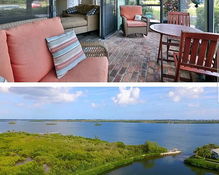 Porch and marina