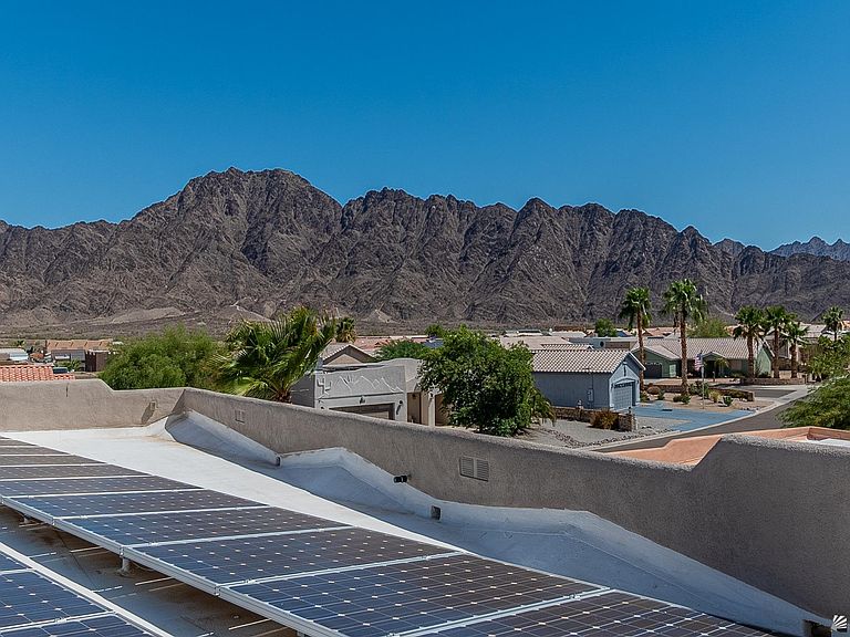 Mountain views from the roof