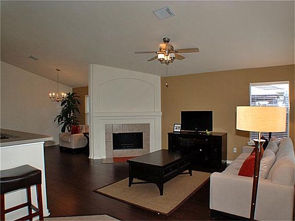 The floor-plan allows all of the main living areas flow together making family time and entertaining a breeze!