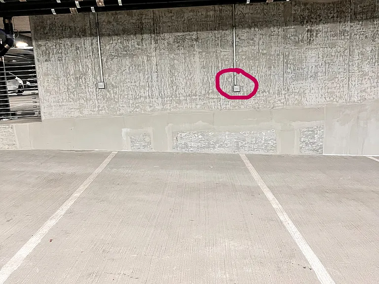 Parking with EV charge ready