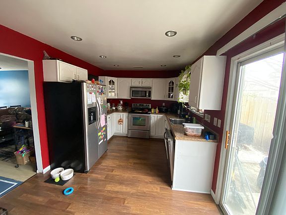 kitchen new fridge and dishwasher