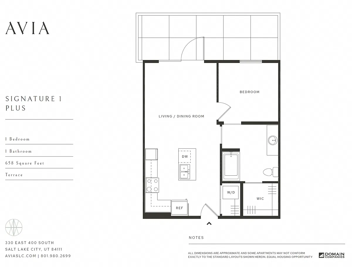 Floor plan Classic 1 Plus