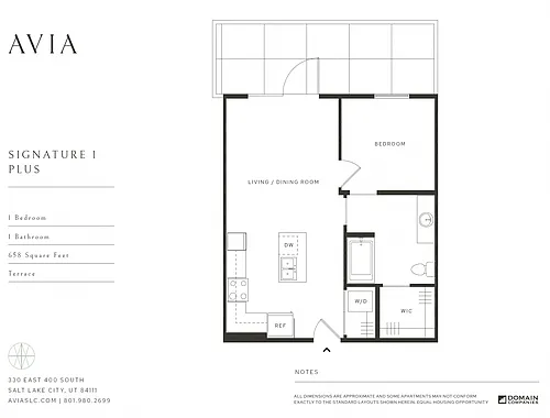 Floor plan Classic 1 Plus