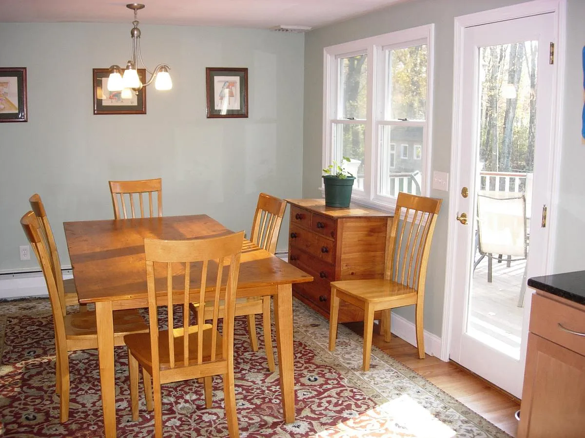 dining area with access to large deck - 189 Winter St