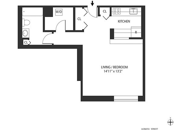 2nd image of 110 Horatio St APT 802