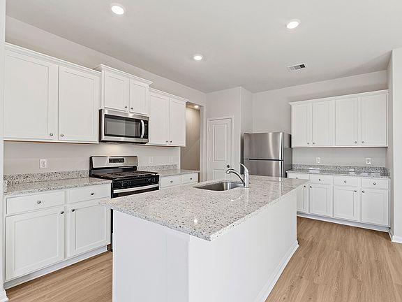 The chef-ready kitchen comes with all appliances included