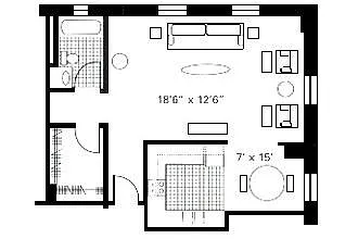 Floor plan Studio