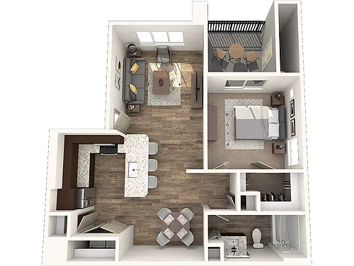 Floor plan 1x1-783