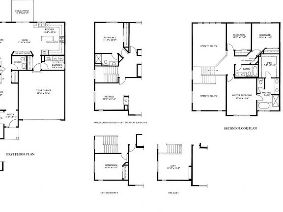 Elevation A & B Floorplan
