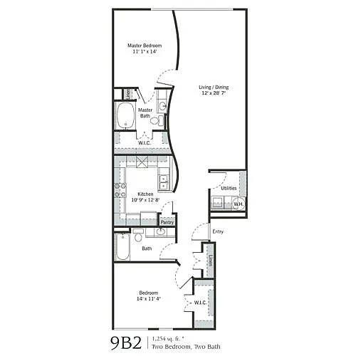 Floor plan 9B2