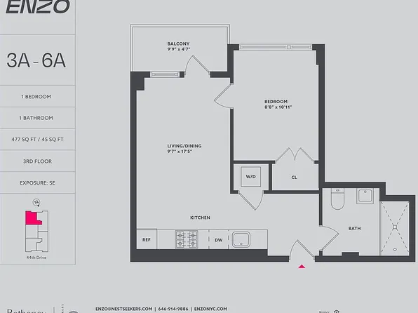 11-52 44th Dr #6A, Long Island City, NY 11101