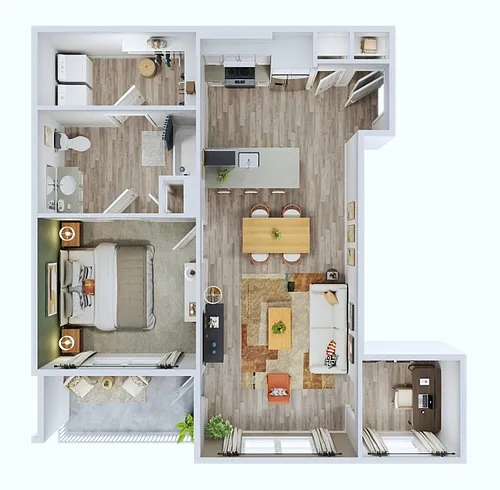 Floor plan 1C ANSI