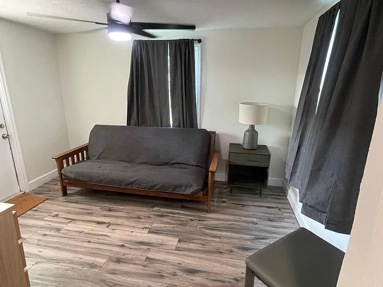 Bonus area. Couch folds out to bed.