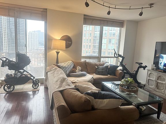 Large living/dining space