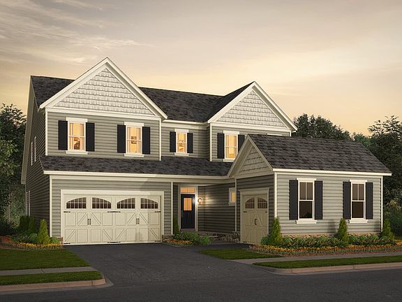 Elevation 2 of the Weymouth a multigenerational home design by Brookfield Residential at Waterford M