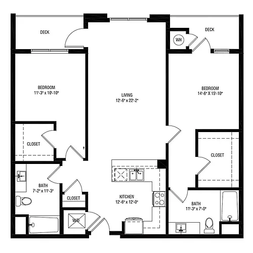 Floor plan Emory B5
