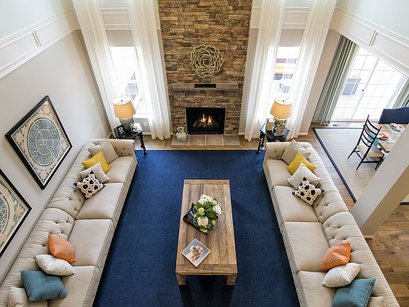 Two-story family room