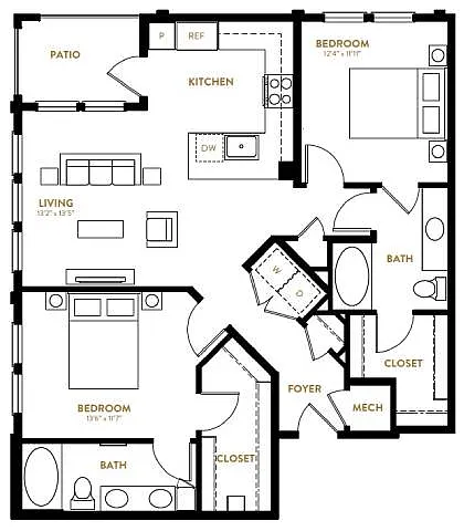 Floor plan B1