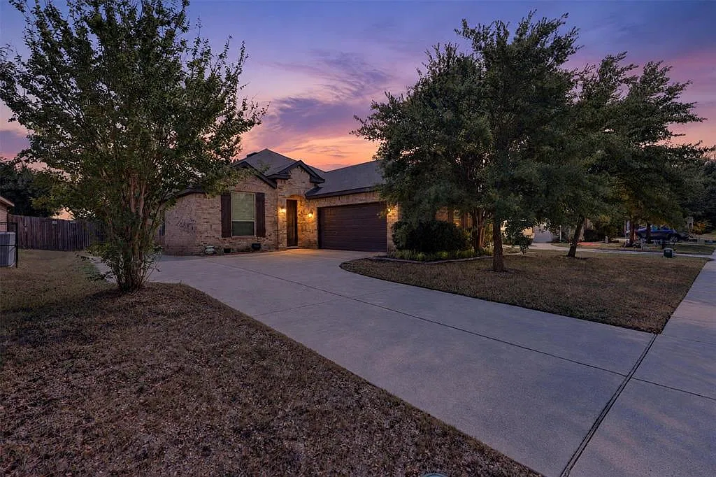 FRONT ELEVATION TWILIGHT VIEW