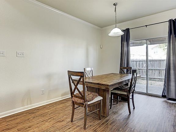 Enjoy your meals with the natural light flowing in through the glass door!