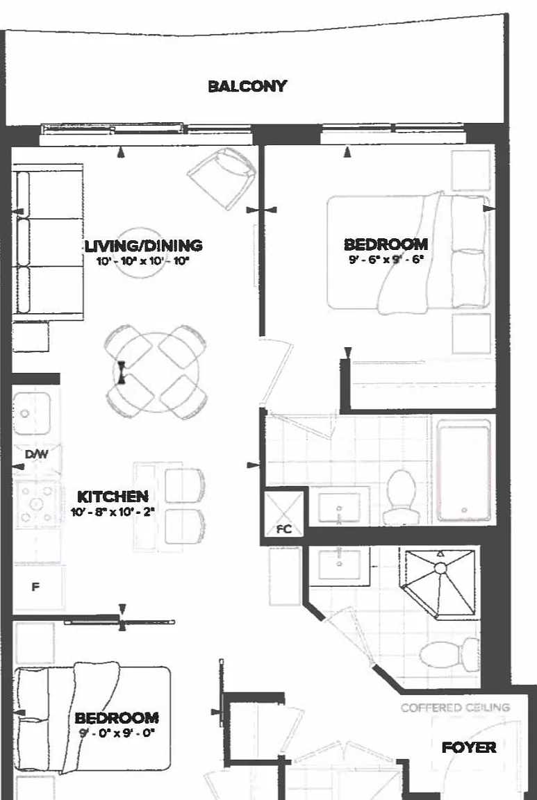 2 bed, $2,800 — Photo 2