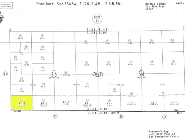 0 Caroline Ct Lot 4, Hinkley, CA 92347