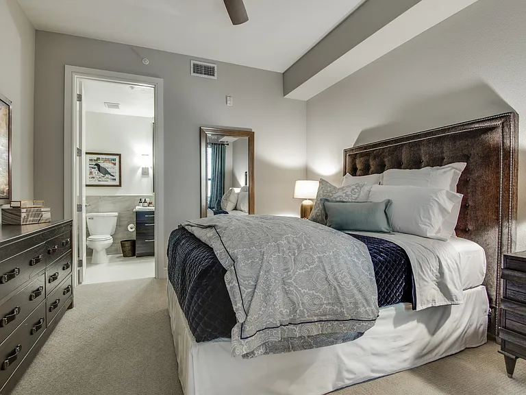 Soft lighting and modern design for restful nights.